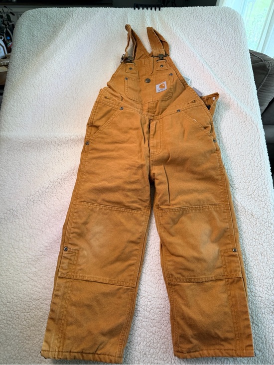 Carhartt Other - Carhartt Kids Caramel Duck Canvas Bib Overalls